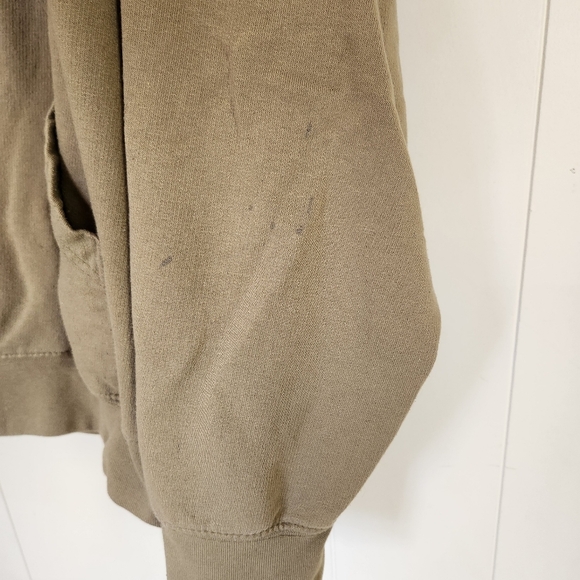 Zanerobe Tan Hoodie Logo Sweatshirt Loungewear Streetwear Mens Large - Picture 7 of 8